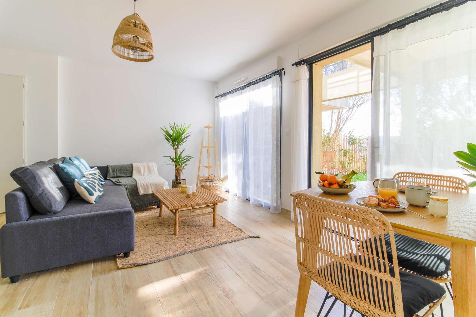 Select'Sohome - Joli Appartement Avec Jardin Privatif Et Parking - Capnat-F08 ボルム・レ・ミモザ エクステリア 写真